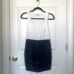 Black and white dress set